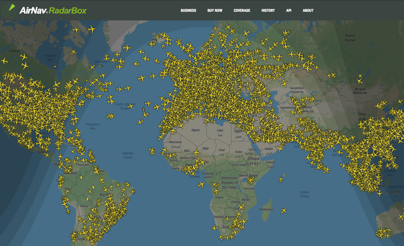 Using RadarBox on the Media AirNav RadarBox Global Flight Tracking Intelligence Live
